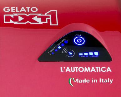 Седьмое дополнительное изображение для товара Автоматическая мороженица Gelato NXT-1 L'Automatica I-Green RED