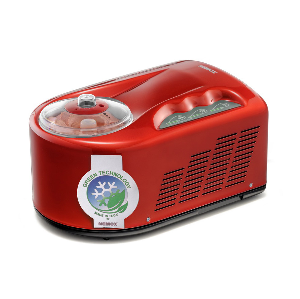 Первое дополнительное изображение для товара Автоматическая мороженица Nemox I-GREEN Gelato Pro 1700 UP 1.7L RED