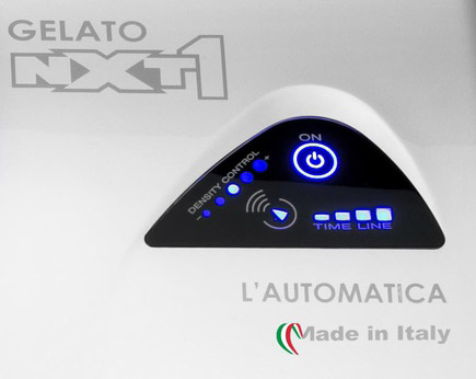 Седьмое дополнительное изображение для товара Автоматическая мороженица Gelato NXT-1 L'Automatica I-Green SILVER